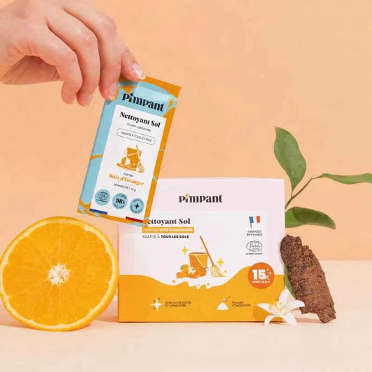 Nettoyant Sol Pimpant  x15 dosettes prêtes à l'emploi