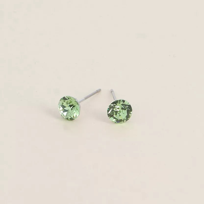 Boucles puces ornées de cristaux Swarovski Bohm Paris