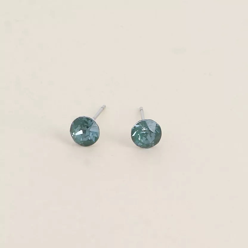 Boucles puces ornées de cristaux Swarovski Bohm Paris
