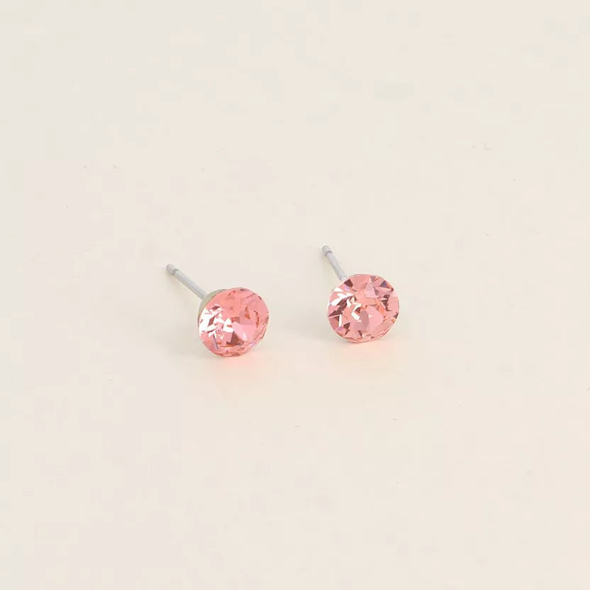 Boucles puces ornées de cristaux Swarovski Bohm Paris