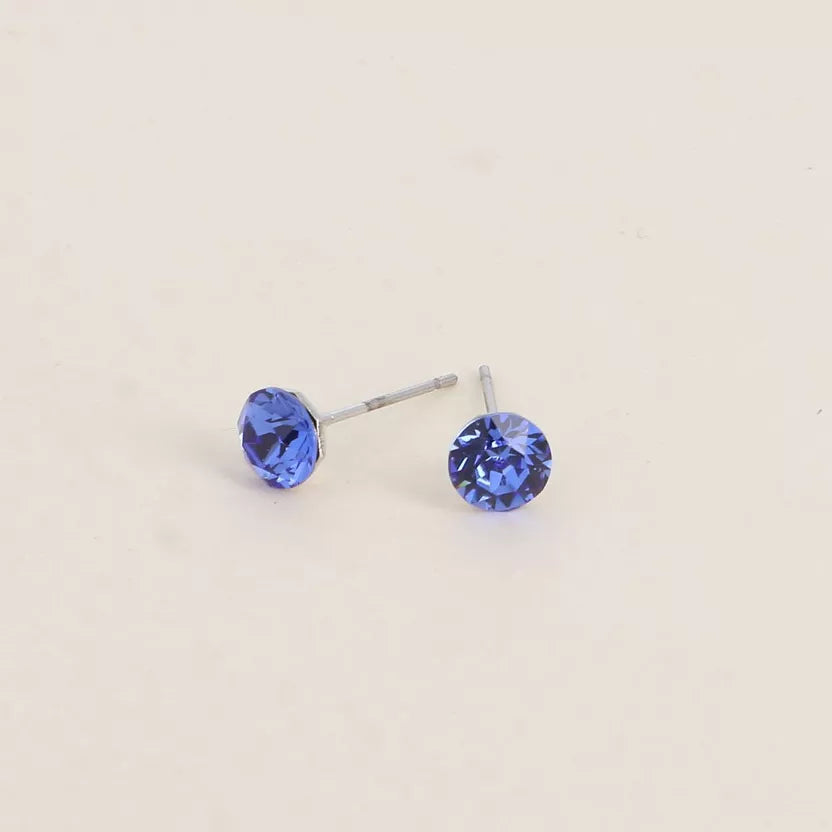 Boucles puces ornées de cristaux Swarovski Bohm Paris