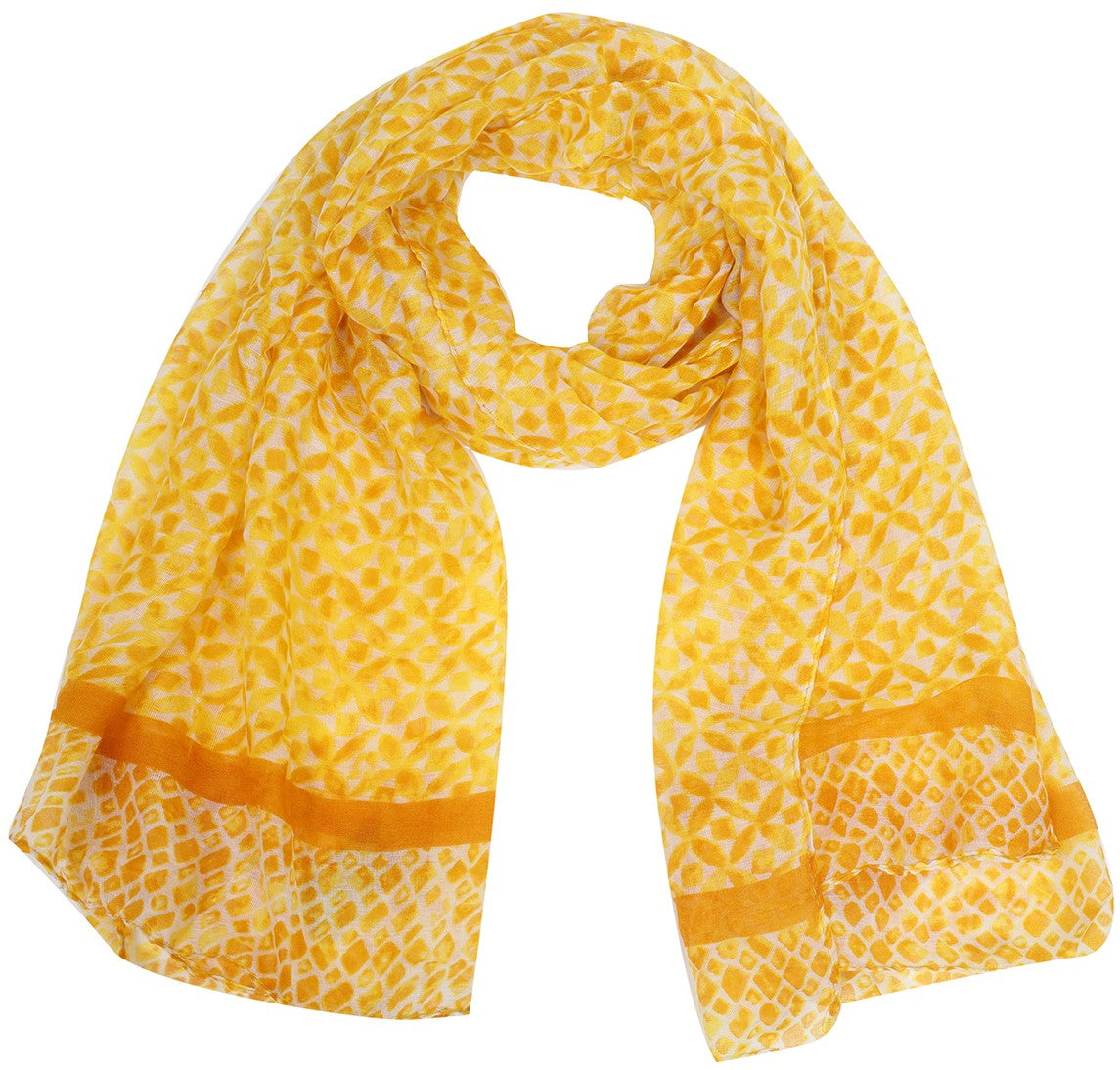 Foulard jaune orangé
