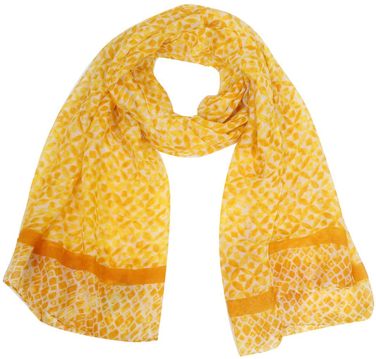 Foulard jaune orangé