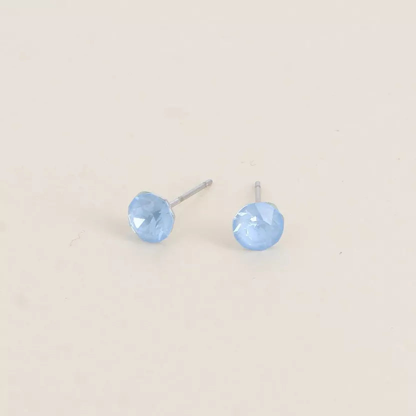 Boucles puces ornées de cristaux Swarovski Bohm Paris