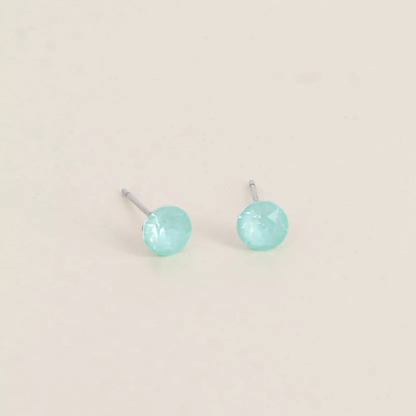 Boucles puces ornées de cristaux Swarovski Bohm Paris