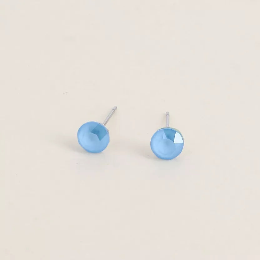 Boucles puces ornées de cristaux Swarovski Bohm Paris