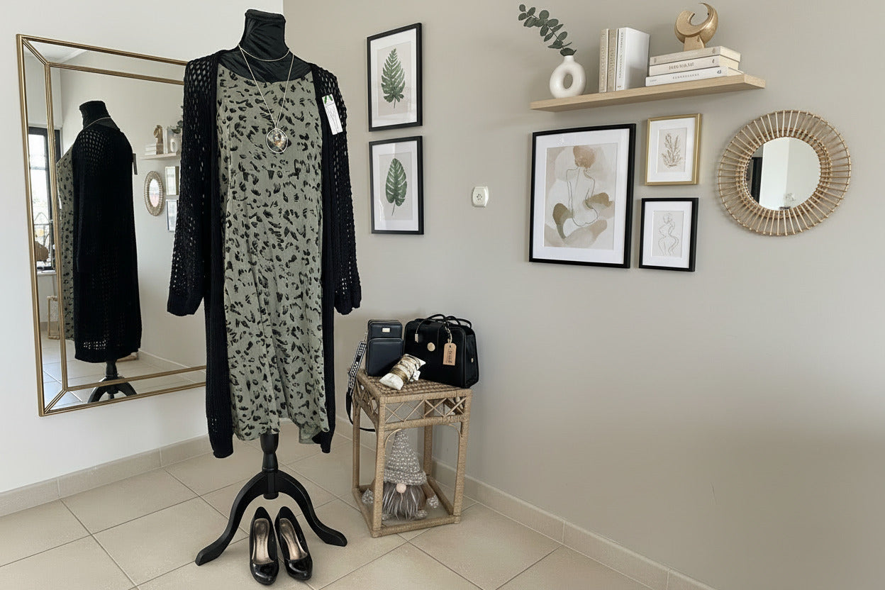 Robe oversize Moga tiger