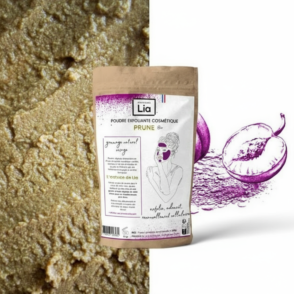 Prune exfoliante Lia princesse fabriqué en France