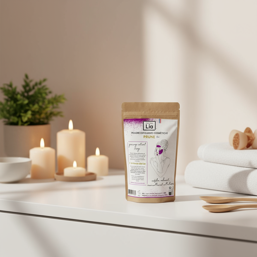 Prune exfoliante Lia princesse fabriqué en France