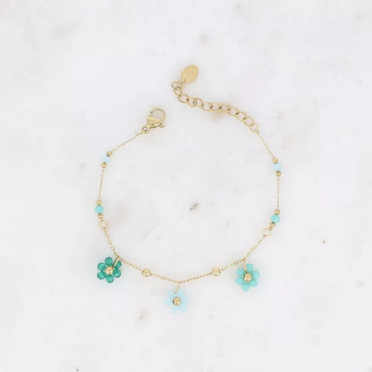Bracelet danse florale - 3 fleurs- Bohm Paris