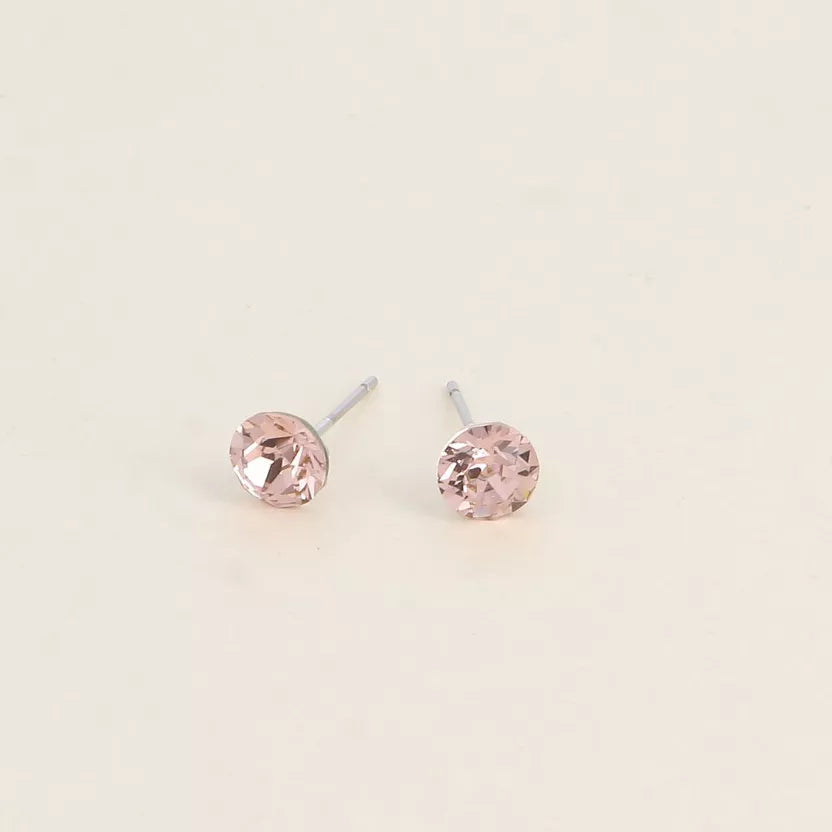 Boucles puces ornées de cristaux Swarovski Bohm Paris