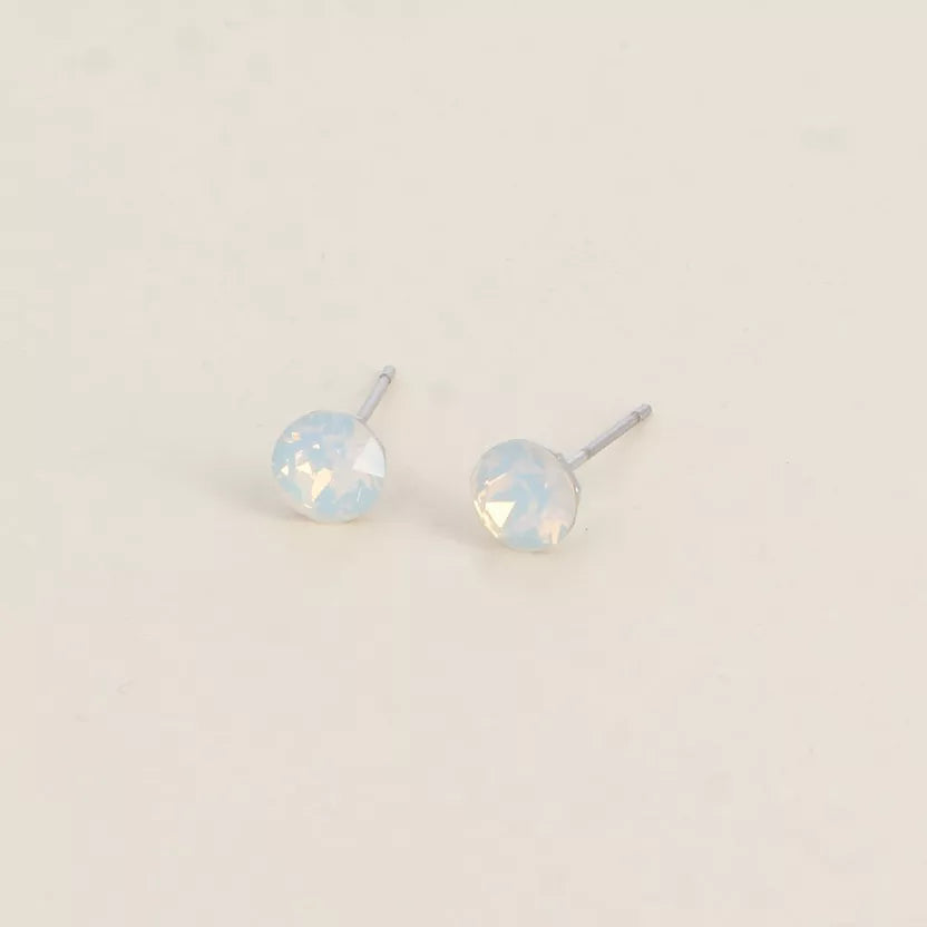 Boucles puces ornées de cristaux Swarovski Bohm Paris