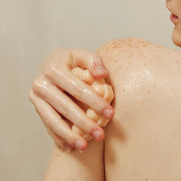 Barre de douche pour le corps abricots