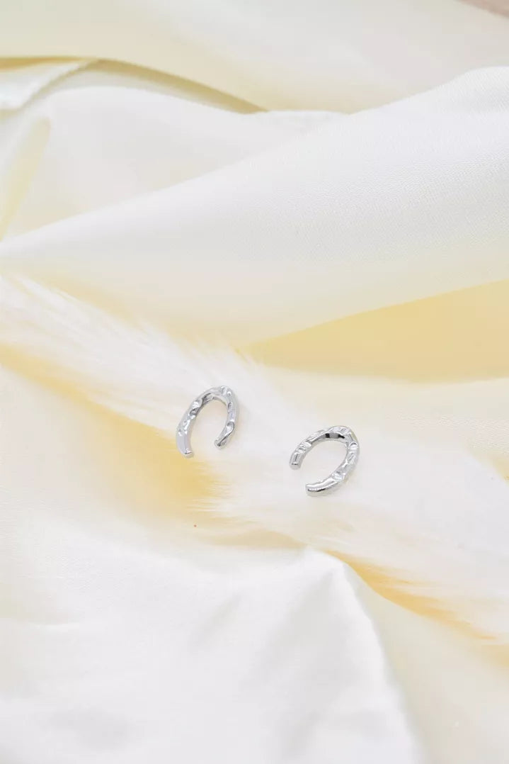 Boucle d'oreille en acier inoxydable fer à cheval