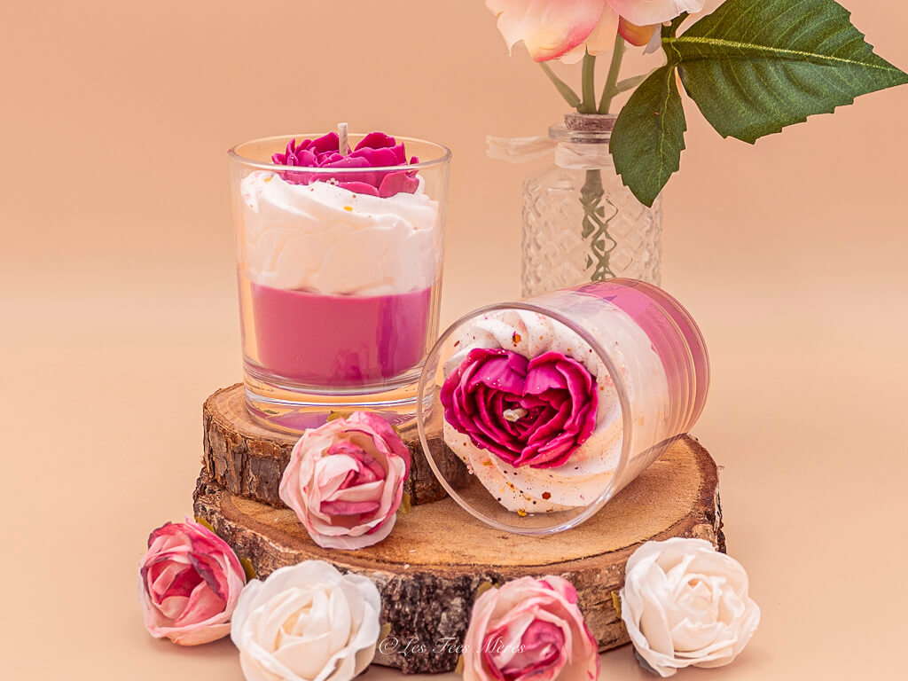 Bougie gourmande artisanale Jasmin passion 100% végétale