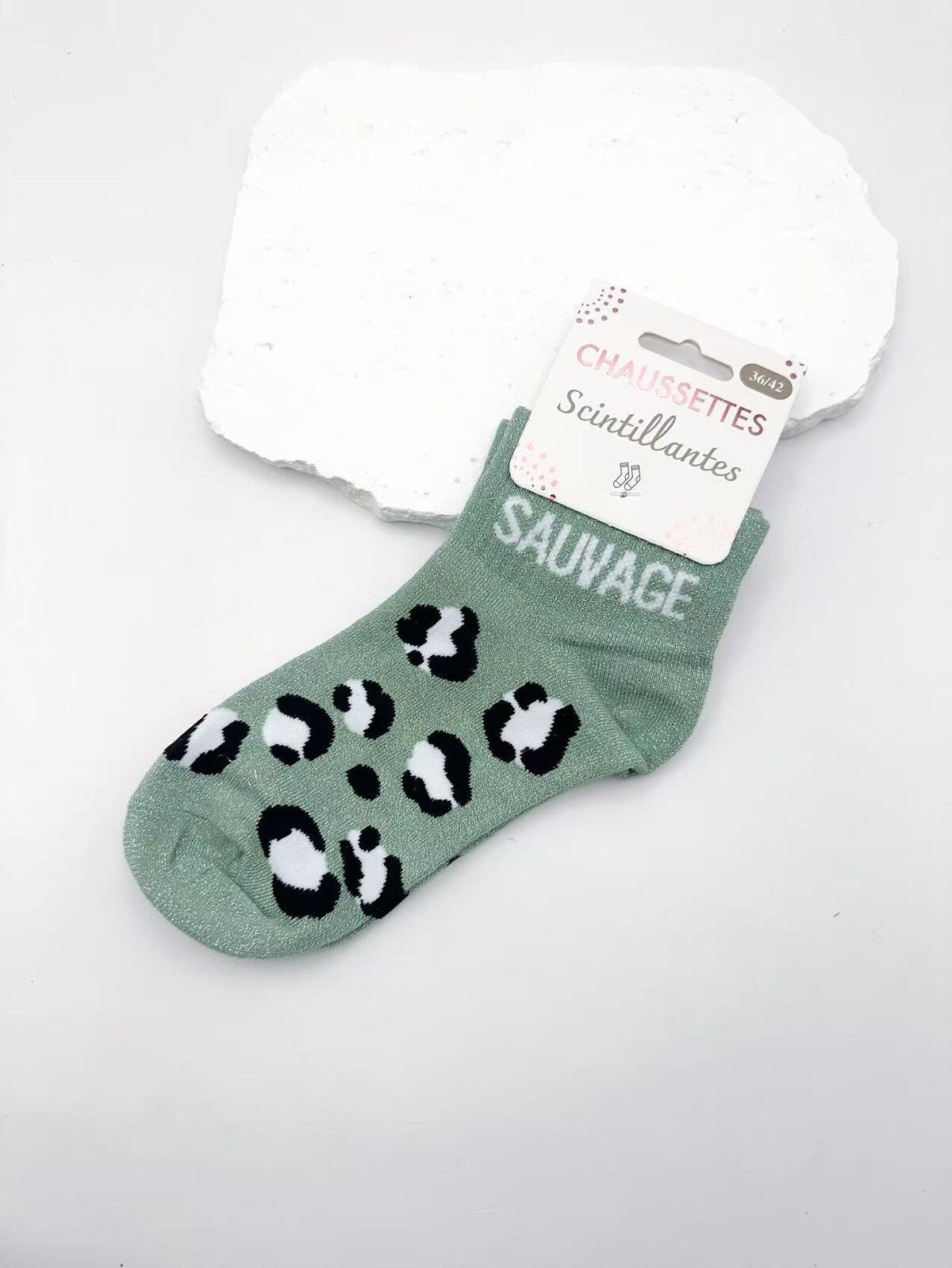 Chaussettes Scintillantes à Message Humour (Taille Unique 36-42)