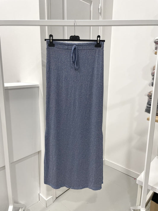 Jupe droite en lurex