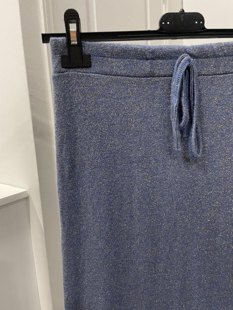 Jupe droite en lurex