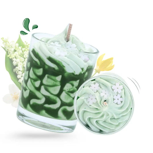 Bougie gourmande artisanale muguet  100% végétale