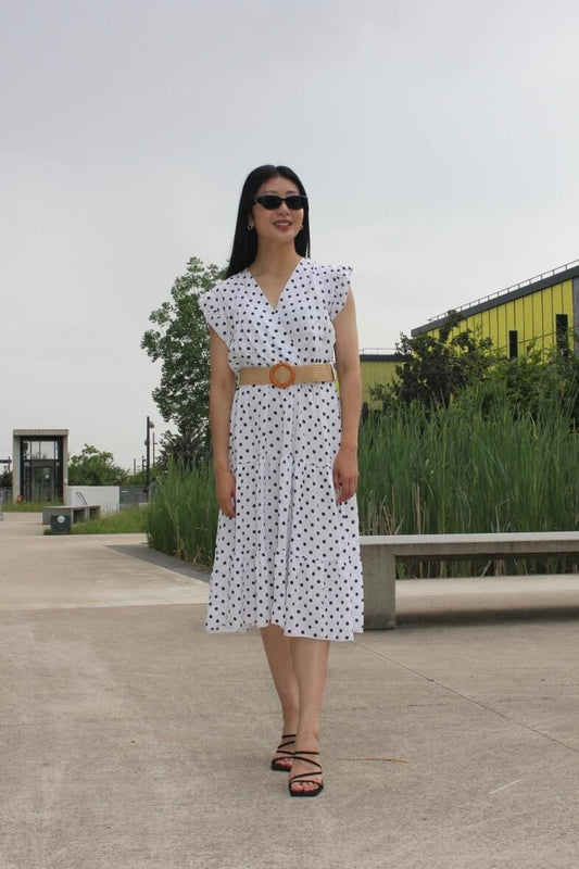 Robe d'été fluide et sa ceinture