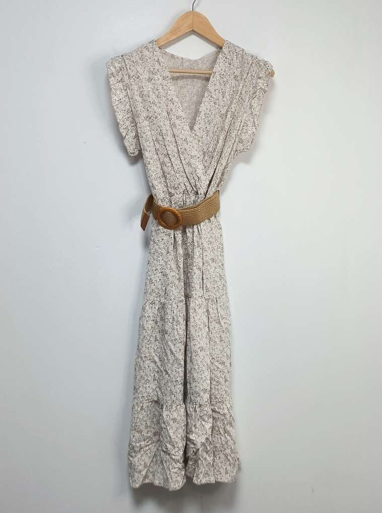 Robe d'été fluide et sa ceinture