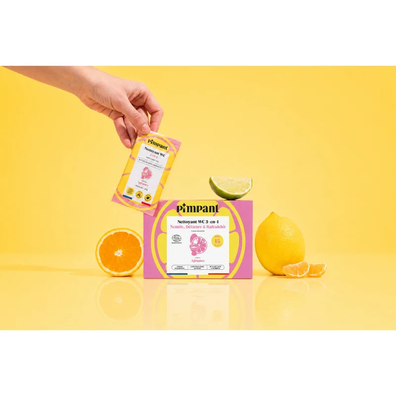 Nettoyant WC en dosettes 3-en-1