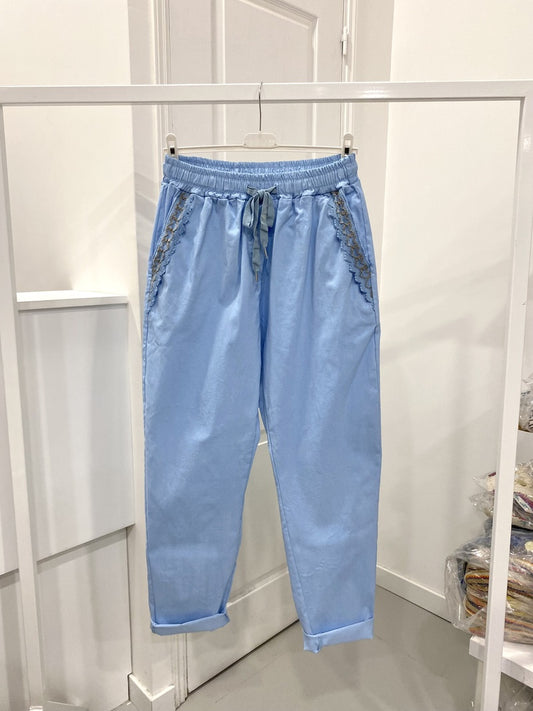 Pantalon taille élastique