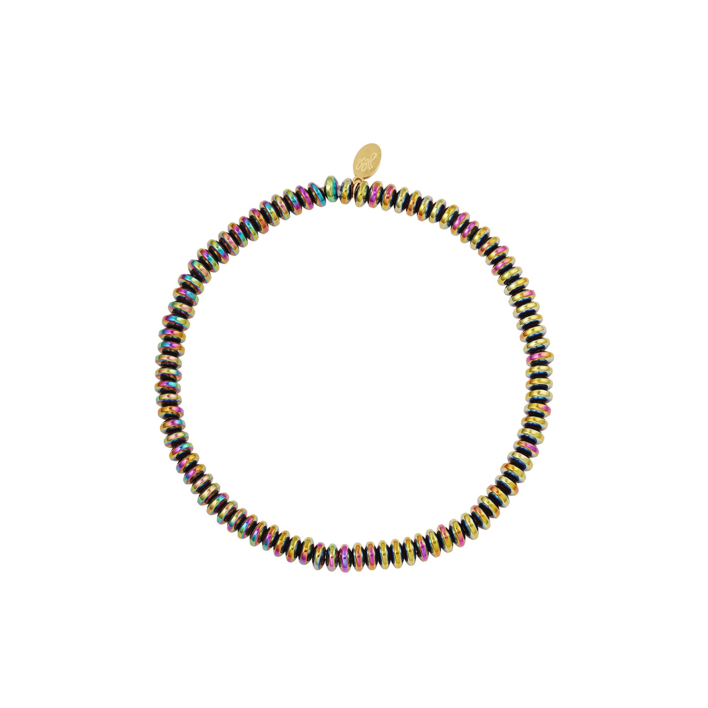 Bracelet holographique en acier inoxydable