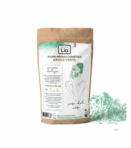 Argile verte Lia princesse fabriqué en France