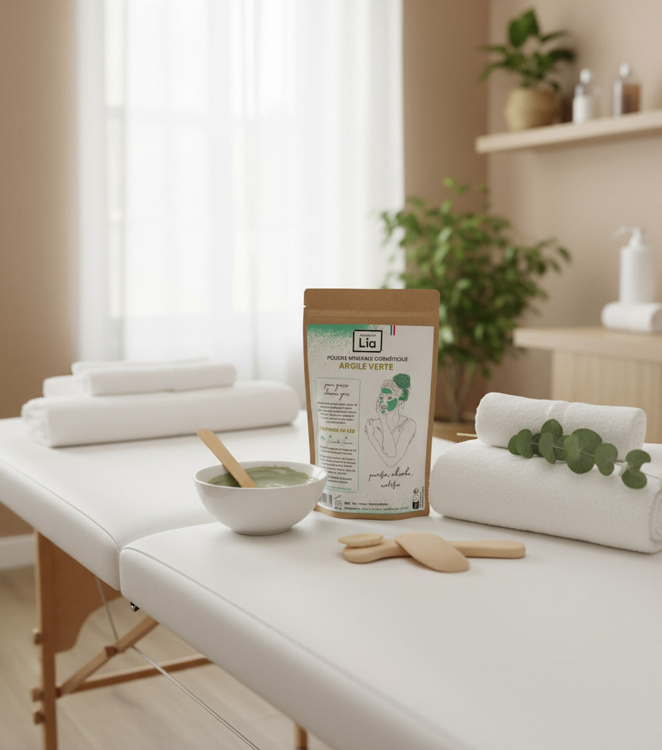 Argile verte Lia princesse fabriqué en France