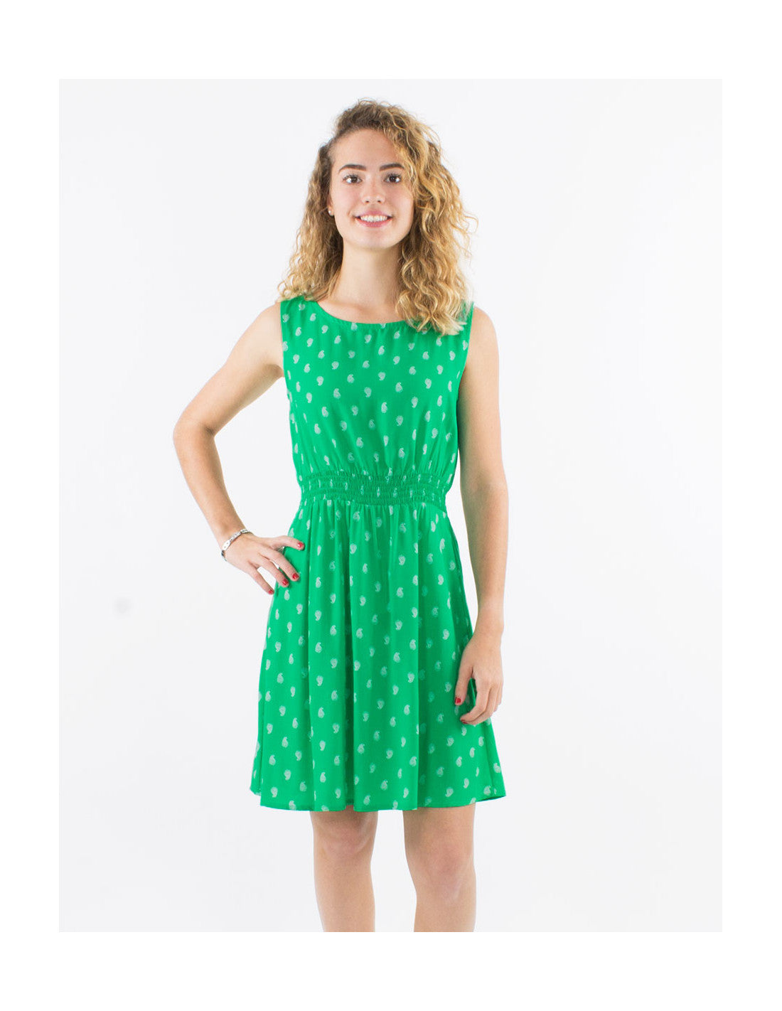 Robe courte viscose à motifs cachemire Coline