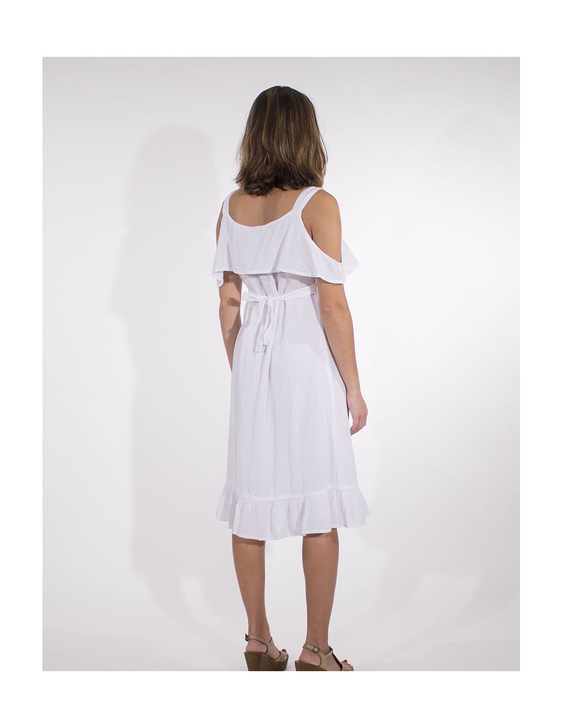 Robe blanche boho et délicate Coline