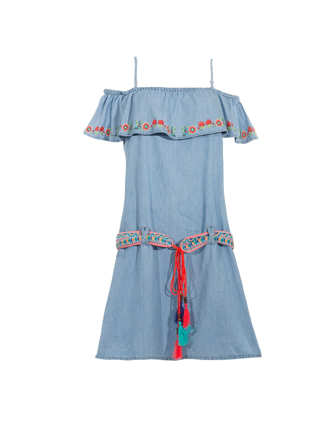 Robe courte en jean