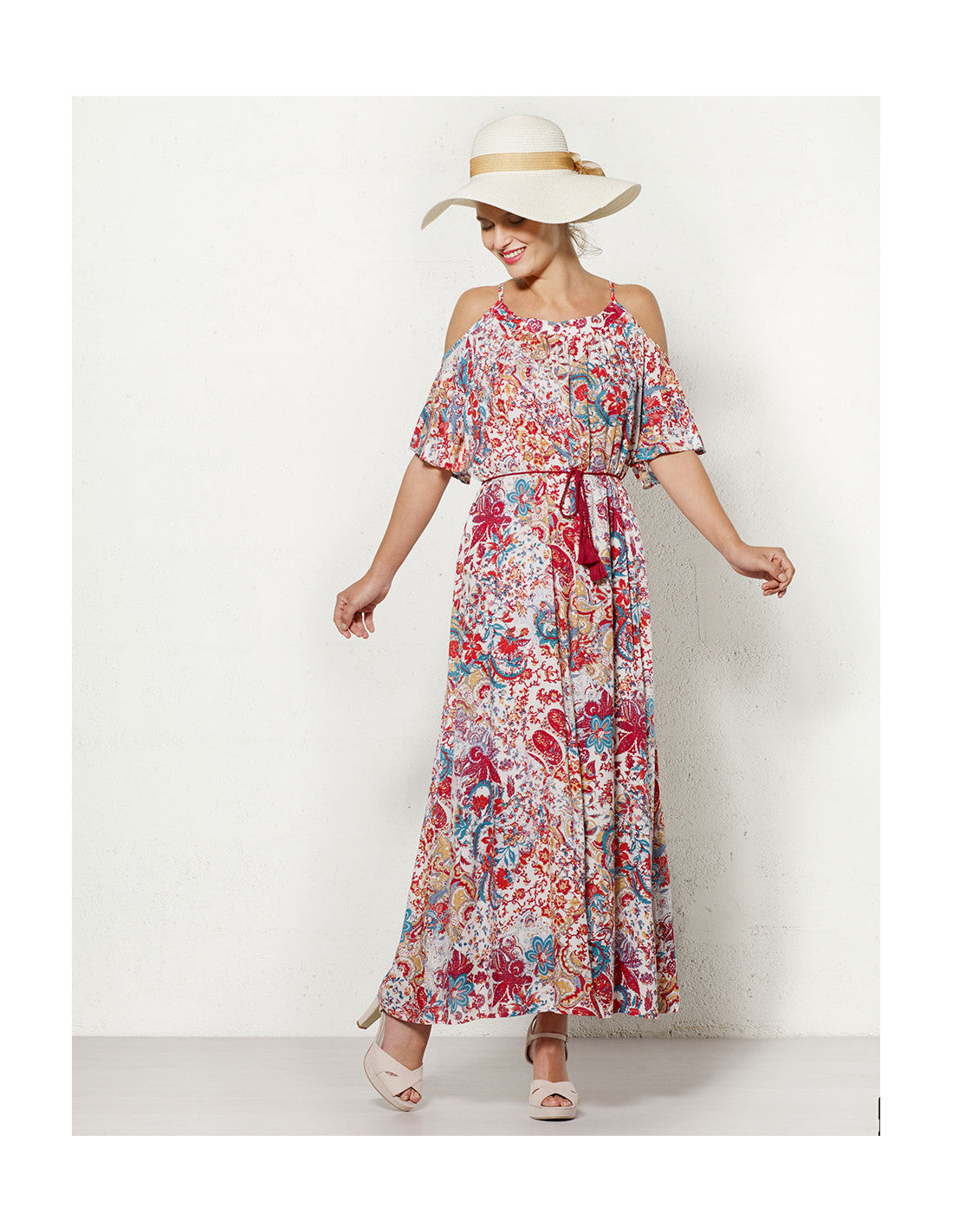 Robe longue bohème et romantique
