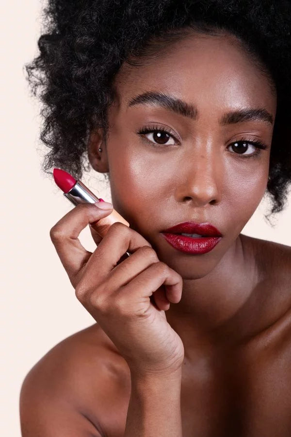 Rouge à lèvres couleur framboise certifié Bio Fabriqué en France