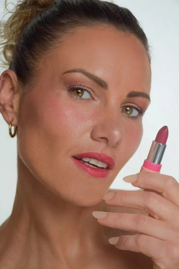 Rouge à lèvres couleur framboise certifié Bio Fabriqué en France