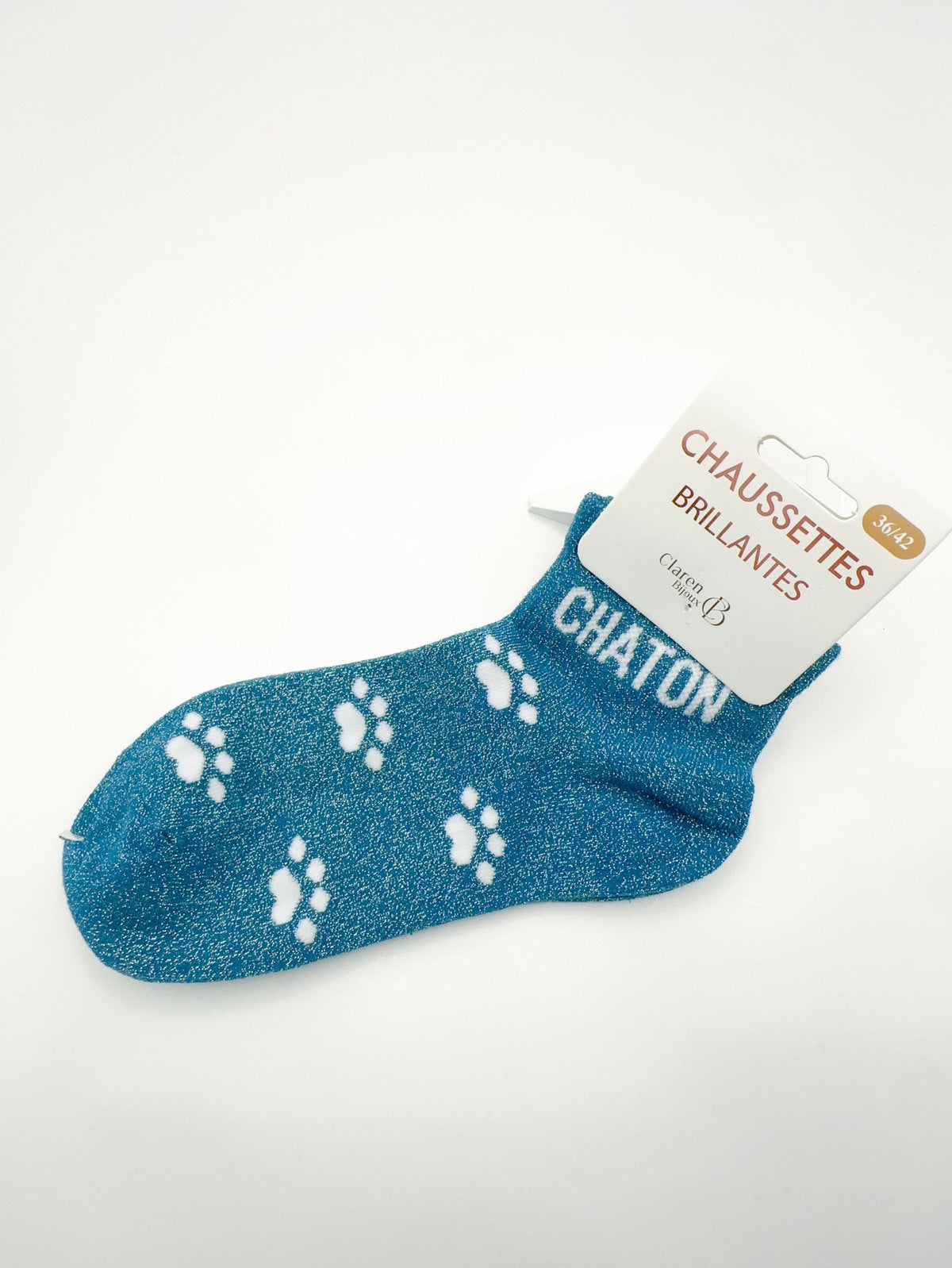 Chaussettes Scintillantes à Message Humour 36-42
