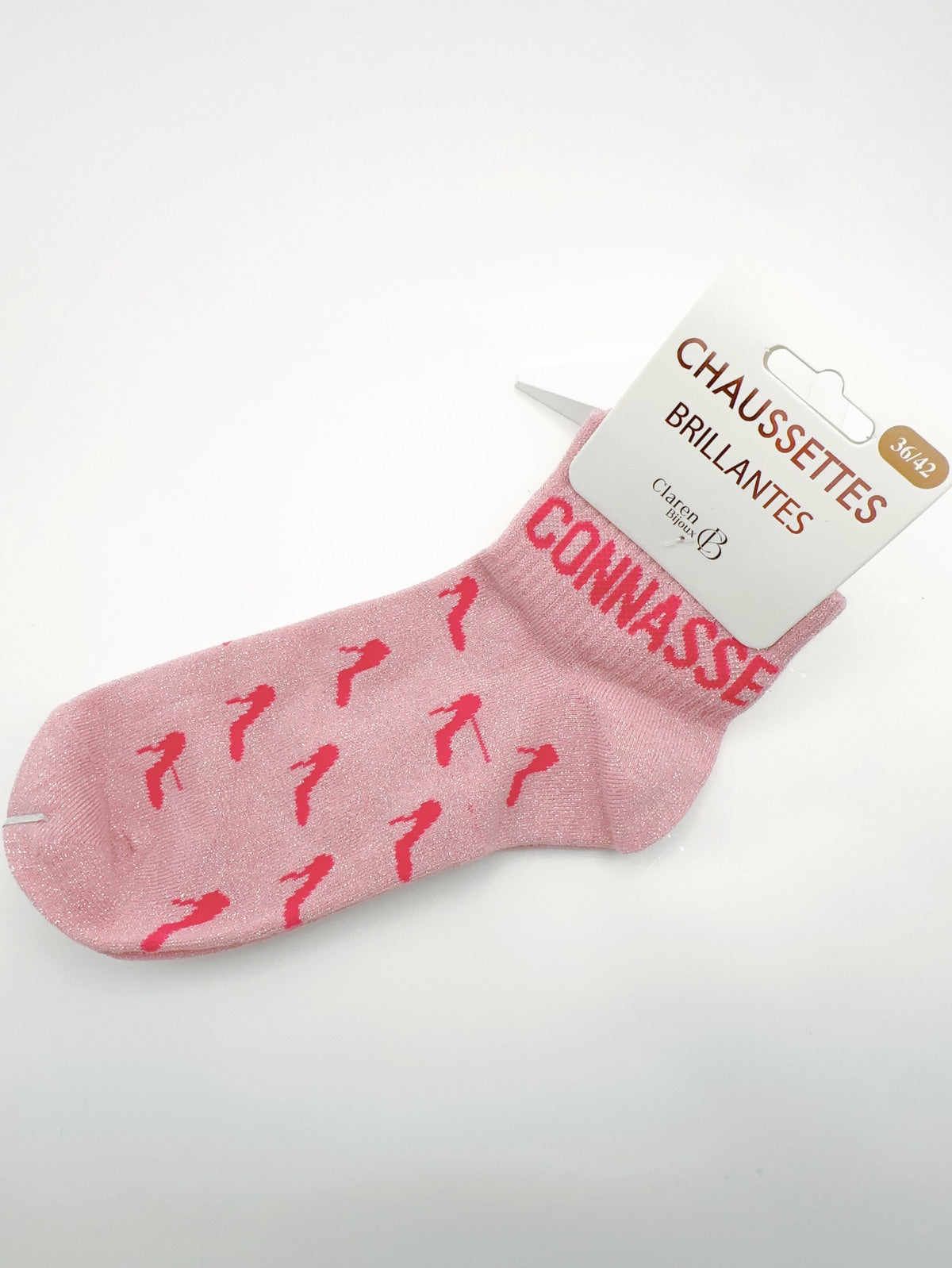Chaussettes Scintillantes à Message Humour 36-42