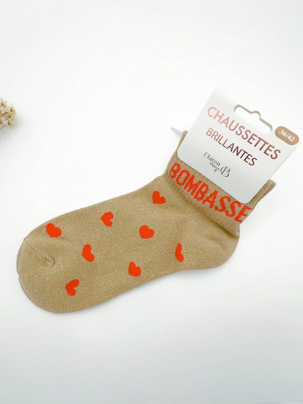 Chaussettes Scintillantes à Message Humour 36-42