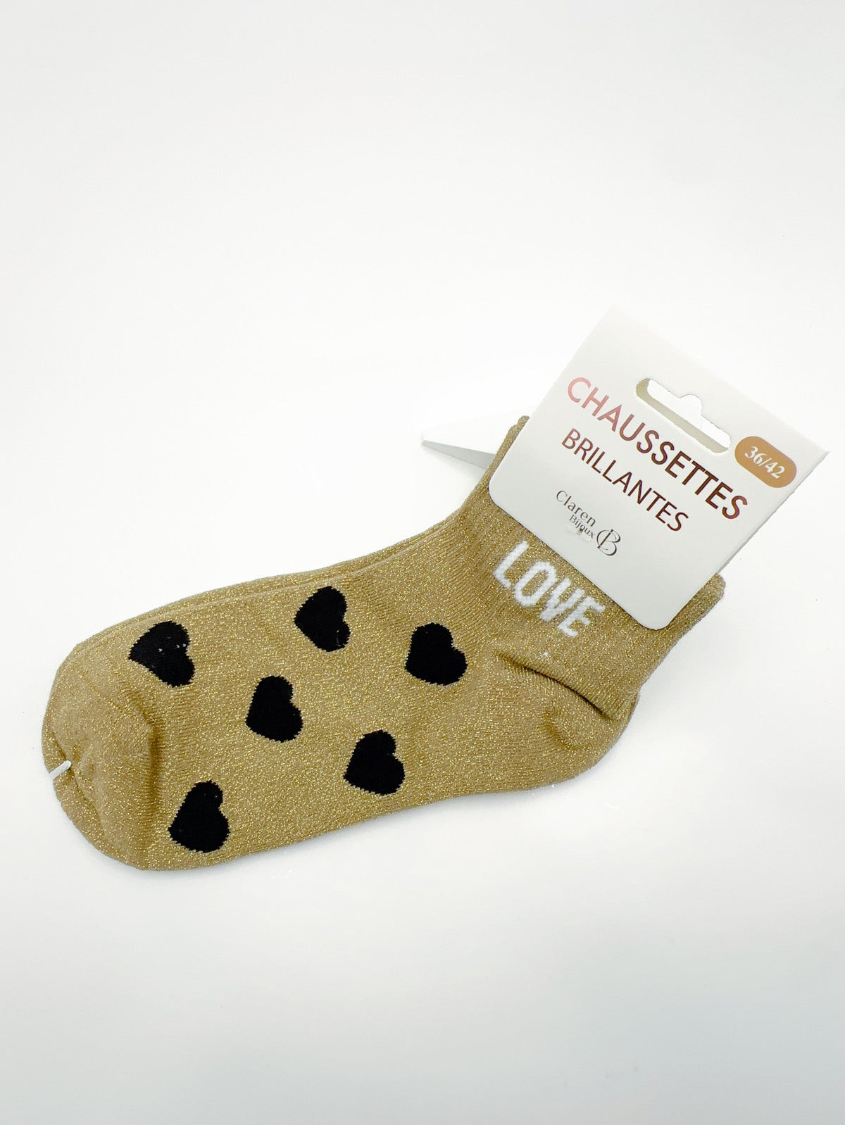 Chaussettes Scintillantes à Message Humour 36-42