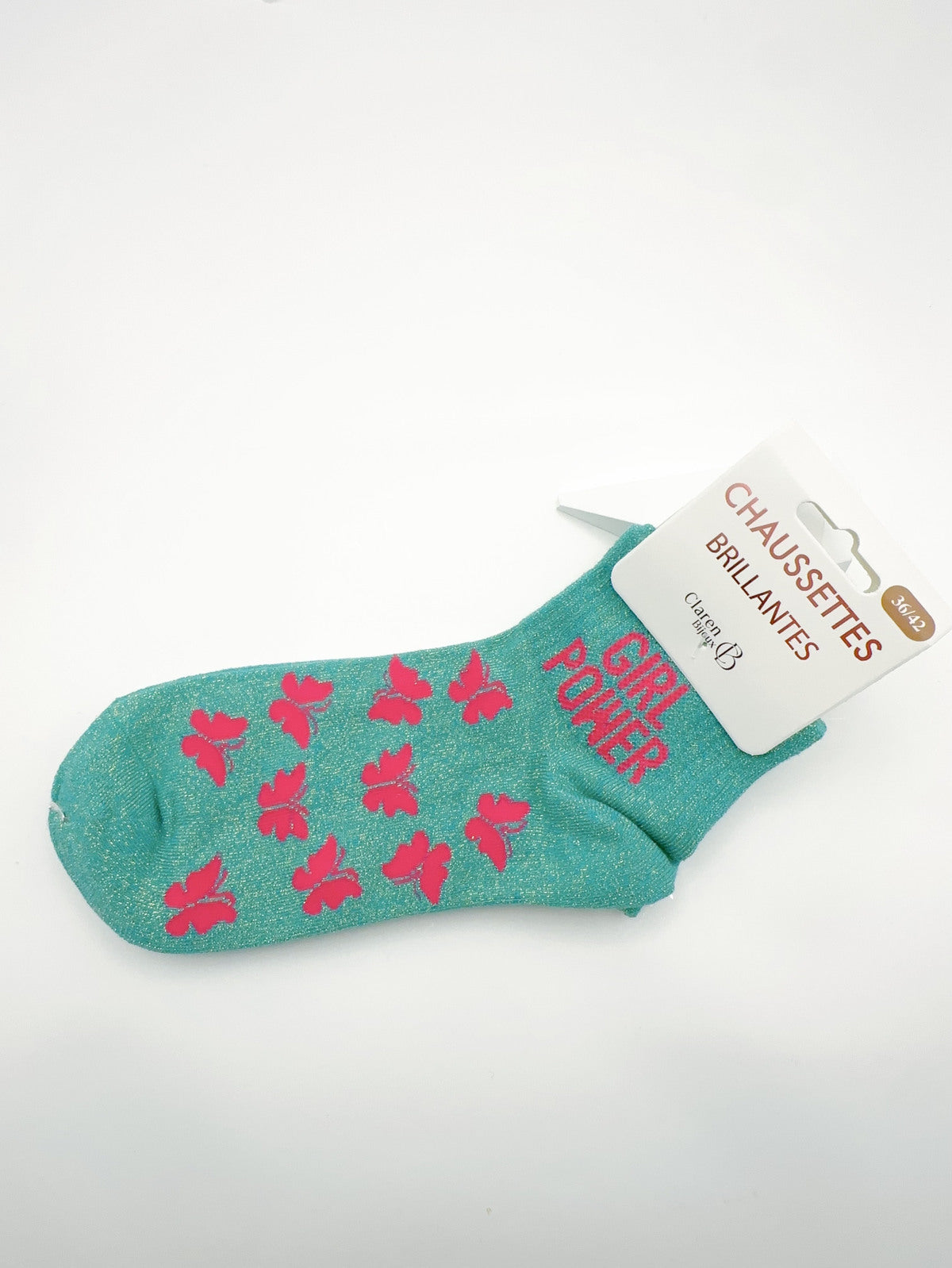 Chaussettes Scintillantes à Message Humour 36-42