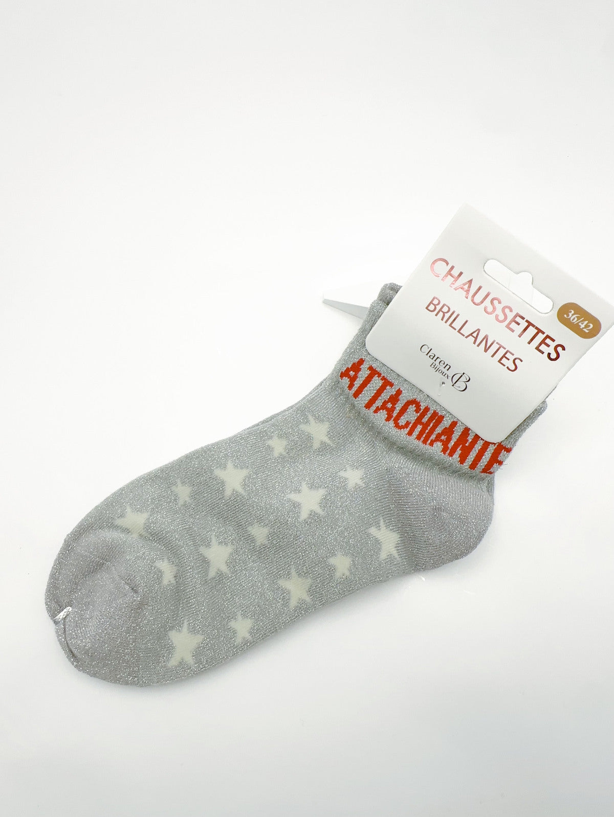 Chaussettes Scintillantes à Message Humour 36-42
