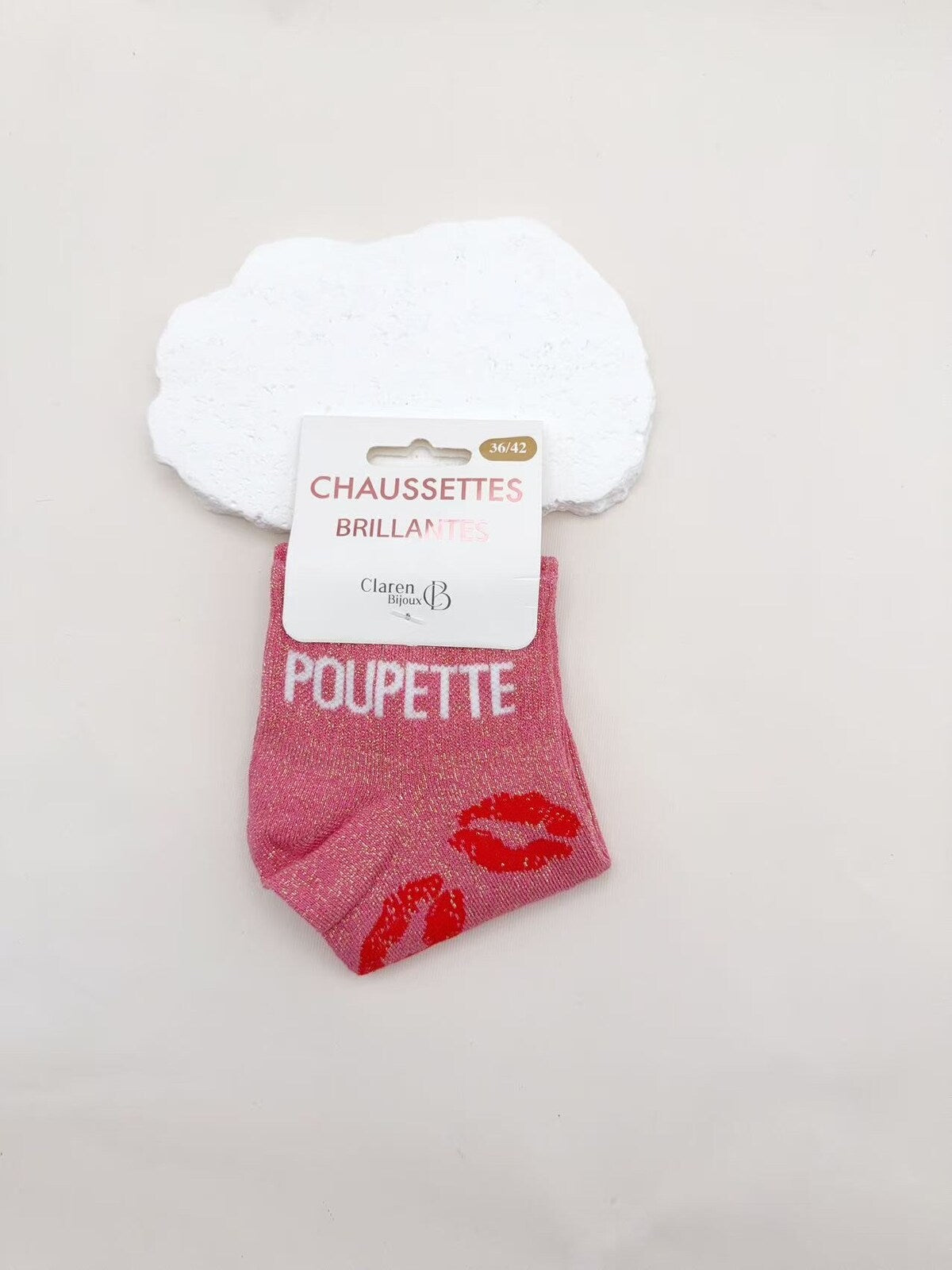 Chaussettes Scintillantes à Message Humour 36-42