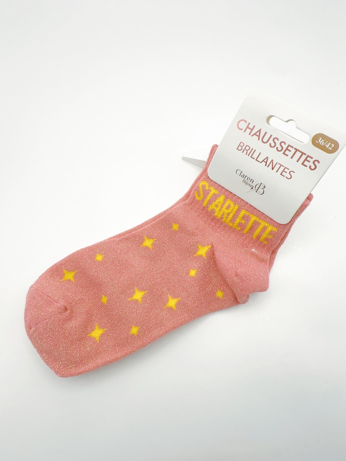 Chaussettes Scintillantes à Message Humour 36-42