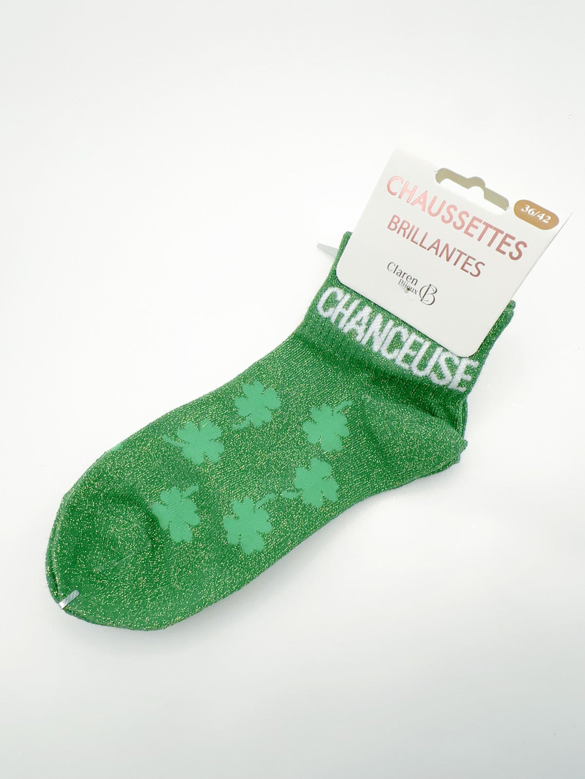 Chaussettes Scintillantes à Message Humour 36-42