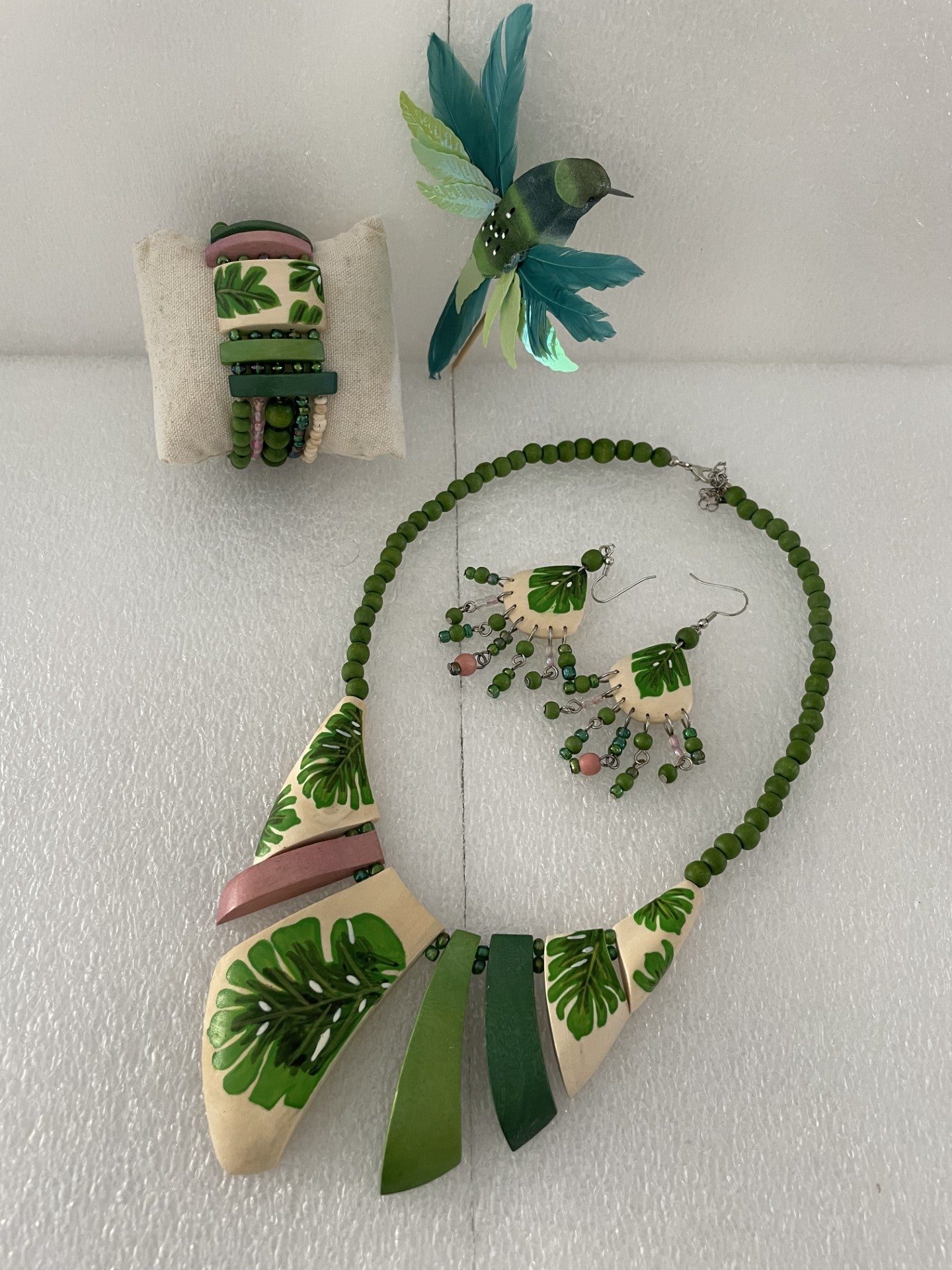 Pochette cadeau la vie est belle en vert