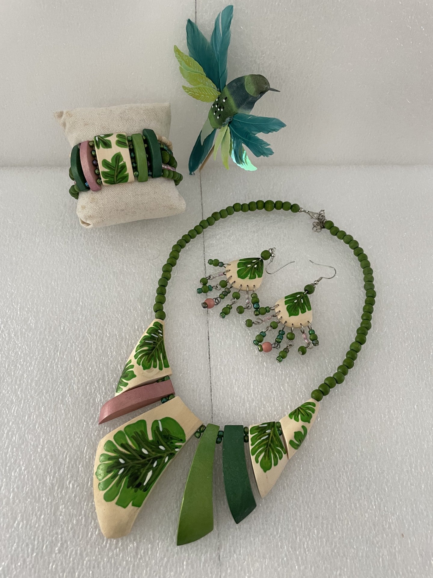 Pochette cadeau la vie est belle en vert