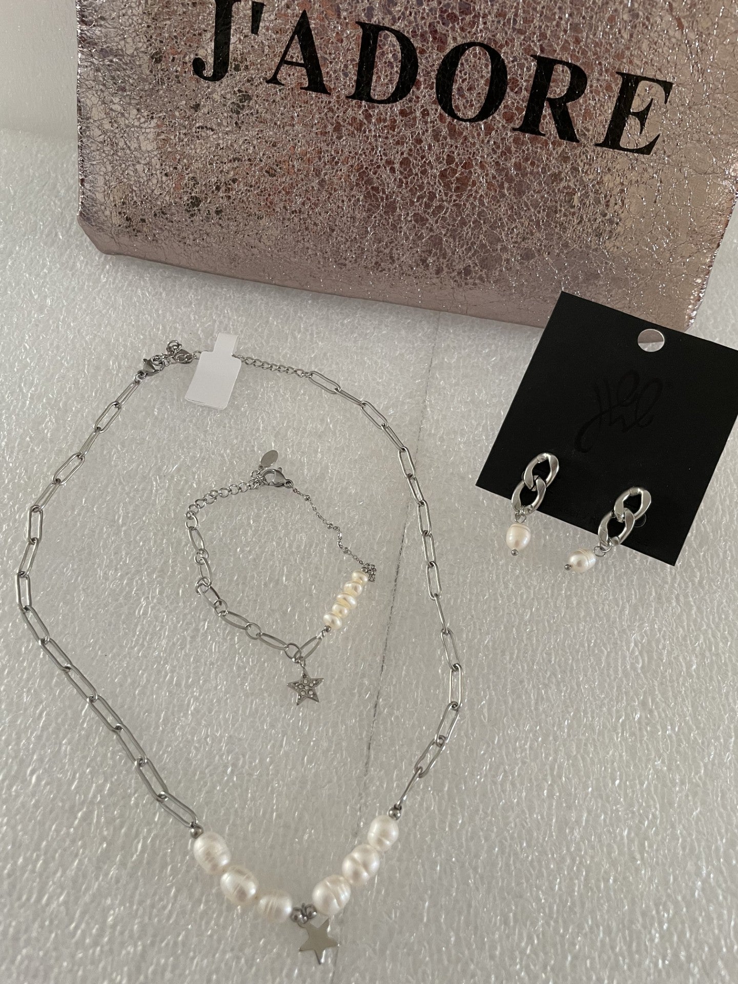 Pochette cadeau J'adore les perles