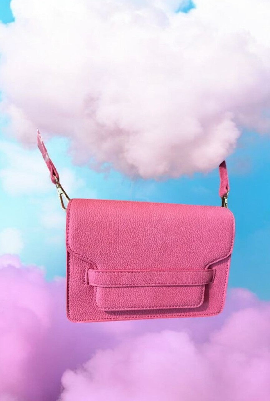 Sac bandoulière rose