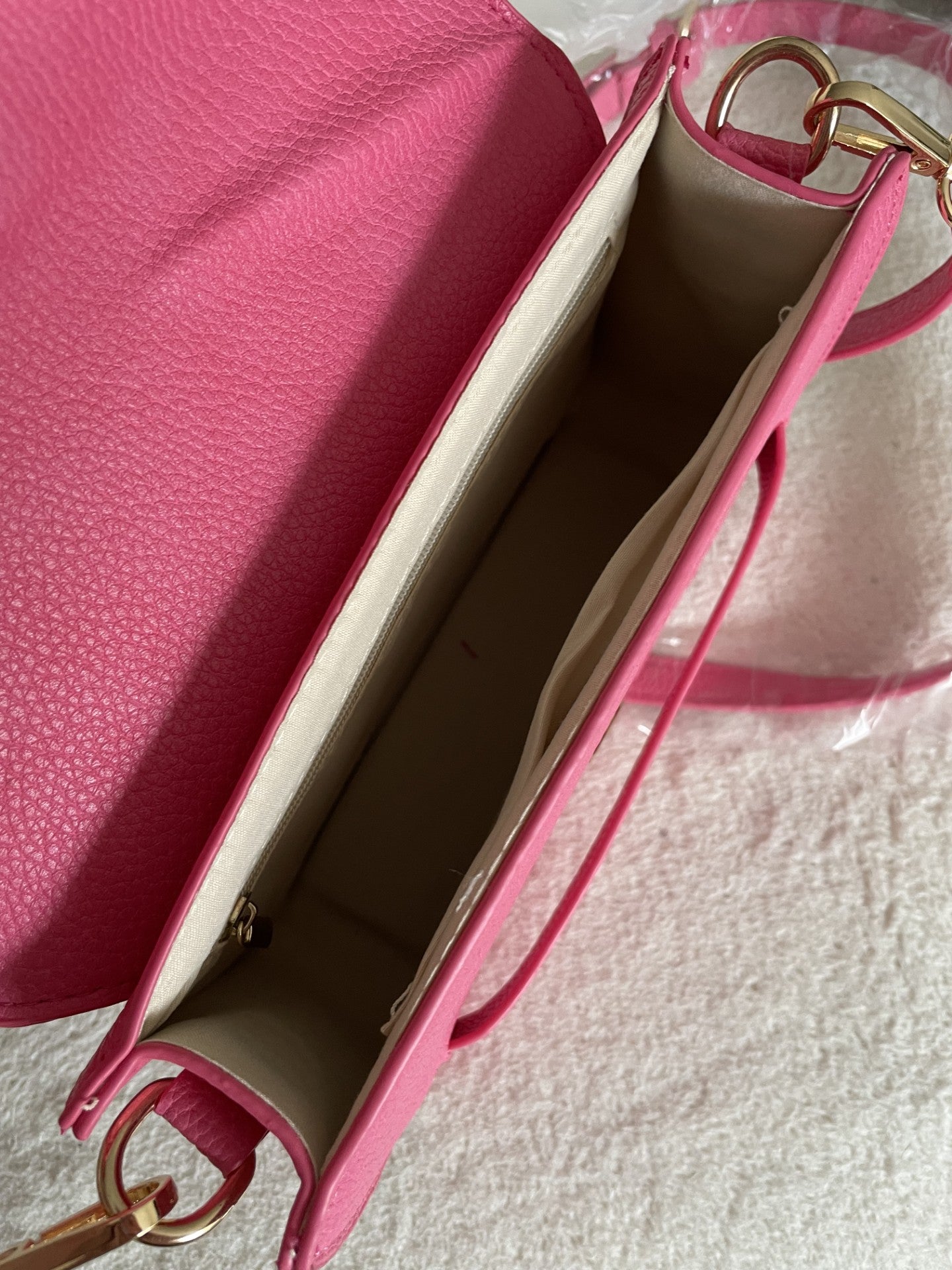 Sac bandoulière rose
